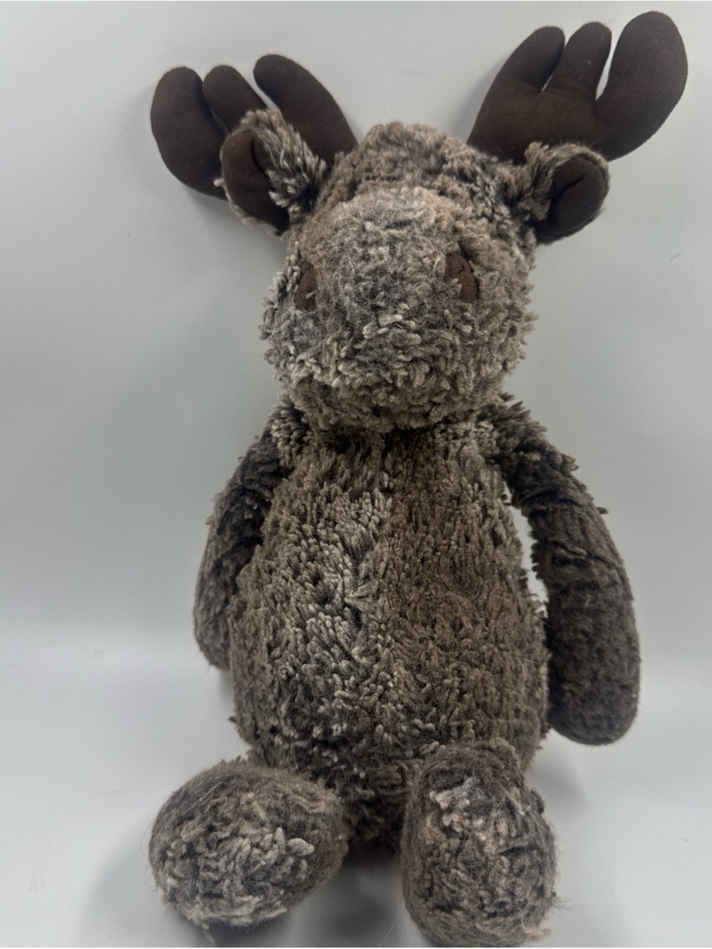 Jellycat London Plush 14” Bashful Marty Moose Retired Rare Stuffed Animal